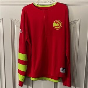 Atlanta Hawks #32 Warm-Up Jacket | Adidas Long Sleeve Jacket